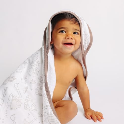 Image of Copper Pearl Premium Knit Hooded Bath Towel Gage