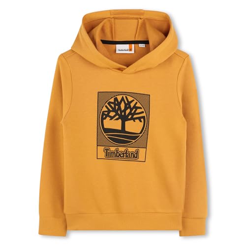 Timberland T60383 Jersey para niño, Beige/Negro, 6 años