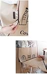 JOONOR Large Hanging Garment Cover Garment Storage Bag with Transparent Window 35.4" x 43.3"