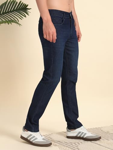 Image of Vogaan Regular Fit Stretchable Jeans for Men | Men's Stylish Denim Cotton Pants