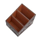 Organisateur de rangement pour articles divers : la conception du compartiment est propice à la classification et stockage, et les articles sont clairs et faciles à emporter, support de télécommande