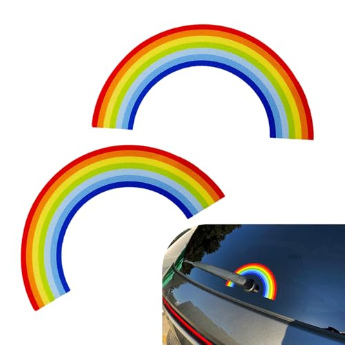 MOXRUQ Rainbow Wiper Stickers