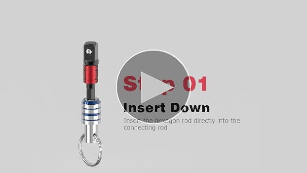 Bit Holder, 1/4inch Drill Bit Holder Keychain for Impact