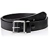 Aker Leather B08 Garrison Belt, Duty Belt 1.5 Inch Wide, Removable Chrome Center Bar Buckle, Law Enforcement Use, Made in USA