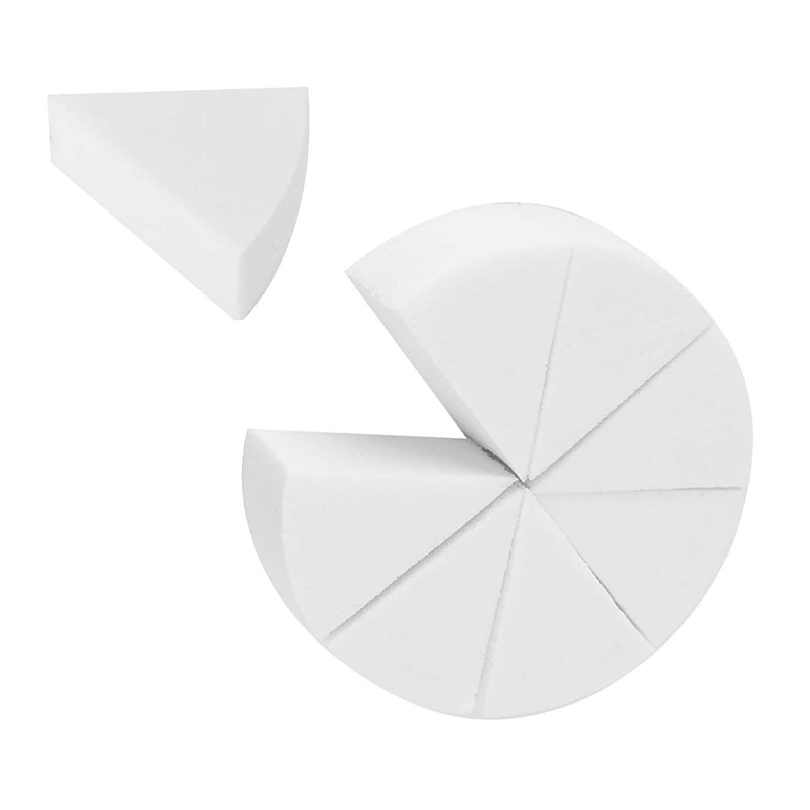 Puff en Polvo, Esponja de Maquillaje Altamente Eficaz, 8 Puffs Muestran Principiantes para Amantes del Maquillaje.