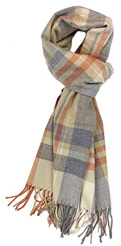 Plum Feathers Super Soft Luxurious Cashmere Feel Winter Scarf product image