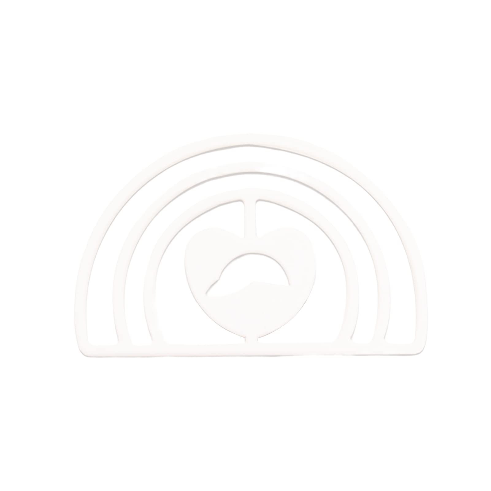 tinysiry Hat Brim Bender, Caps Shaper, Hat Curving Band, Shaping Bands with Dual Option Slots, Curve Shape Bender Tool White