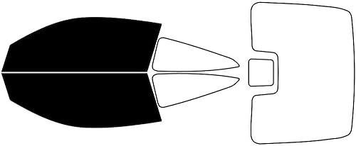 Vista 32 de Rvinyl Kit de tinte de ventana compatible con Honda Civic 2016-2021 (Coupe) - Kit de precorte delantero - 35%