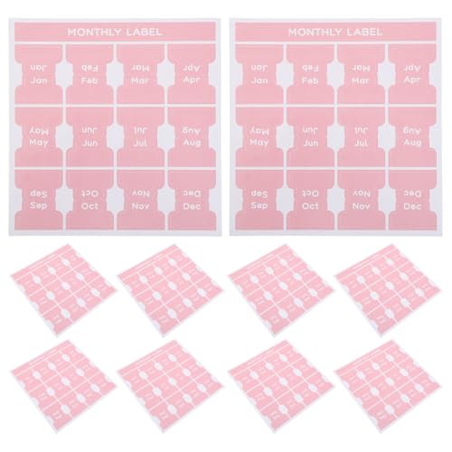 Pegatinas de índice mensuales adhesivas para solucionar el desorden en tus organizadores