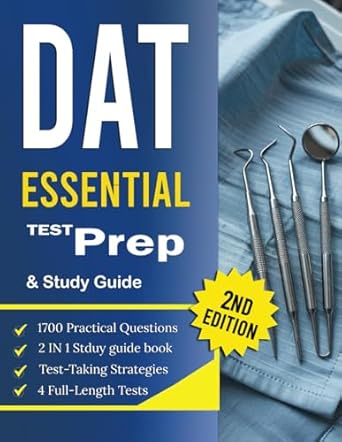DAT Test Prep & Study Guide 2025-2026: 4 Practice Tests ,1,700 ...