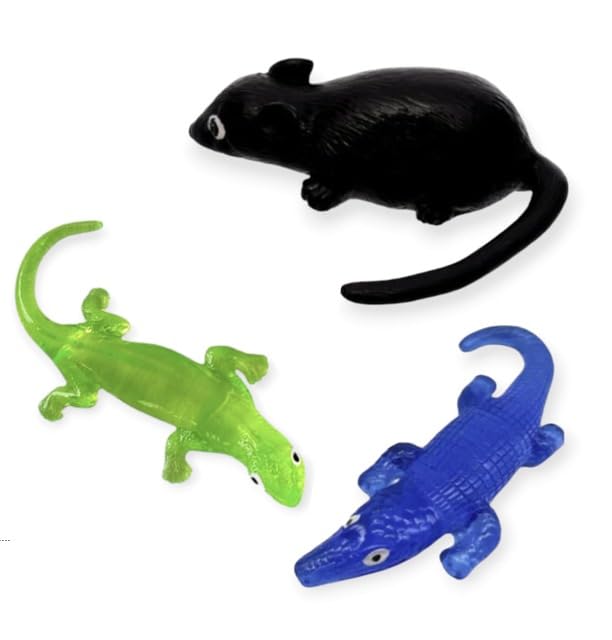 AGC Sticky Toys for Kids, Strechy Lizard,Crocodile,Mouse (Pack of 3 Toys) Jelly Squeeze Stress Relief Anixiety Removal Toys for Kids, Adults Birthday Gifts Party Favors (B0CY3MMNX8) Amazon Price History, Amazon Price Tracker