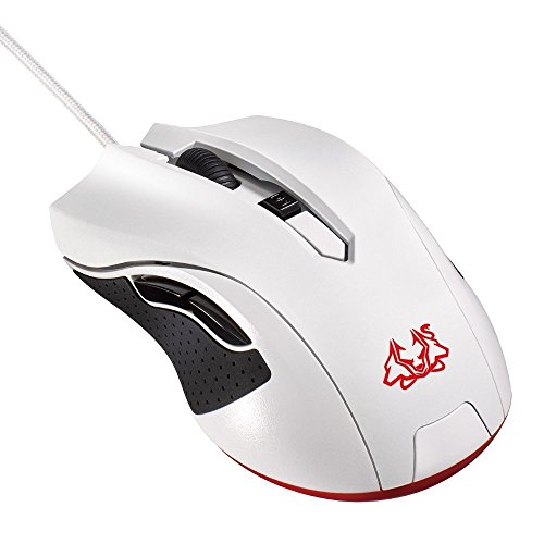 Cerberus Gaming Mouse Ottico, Bianco - Mouse gaming - Immagine 1