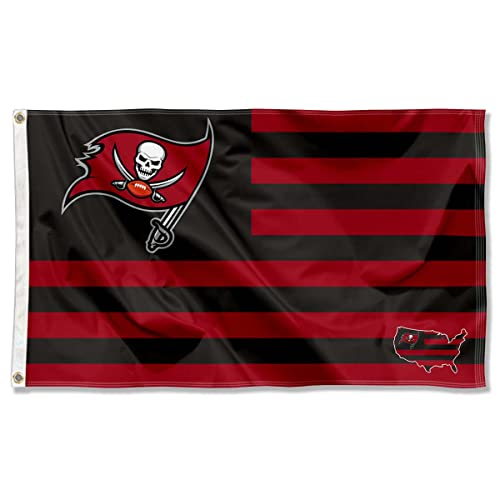 Tampa Bay Buccaneers USA American Nation Stripes 3x5 Grommet Flag