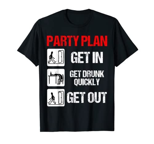 Fiesta borracha con estilo Festival de beber alcohol diversión Camiseta