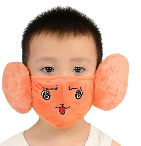 ketkar Winter Face Mask with Plush Ear Muffs for Kids | Soft, Warm & Skin-Friendly | Boys & Girls (3–10 Years) | Pack of 1-picture-36