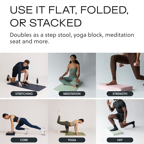 Stakt - The Original Foldable Yoga Mat, Premium Fitness & Multi-Purpose Workout Mat with Non-Slip Surface, Portable & Lightweight for Studio or Home Use, As Seen on Shark Tank - Image 6