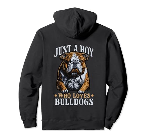 Liebhaber Jungen Herren Englische Bulldogge Pullover Hoodie