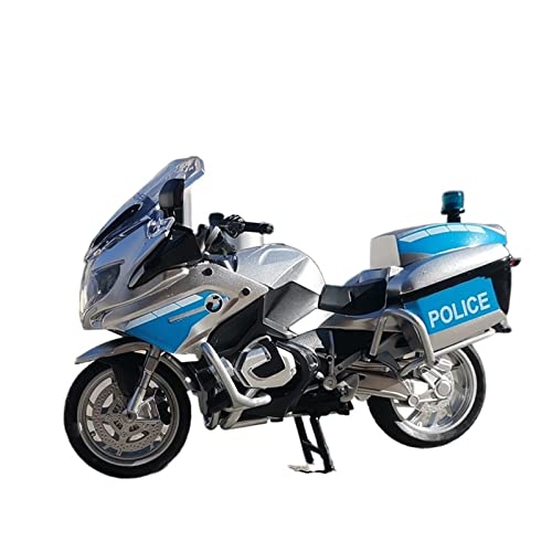 Moto de police BMW R1250RT-P 1:12 décoration de bureau et étagère salon