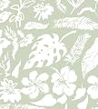 BKSTICK Green Botanical Floral Peel and Stick Wallpaper Self Adhesive Removable Thick Renter Friendly Wallpaper for Bedroom Accent Wall 17.7" x 118"