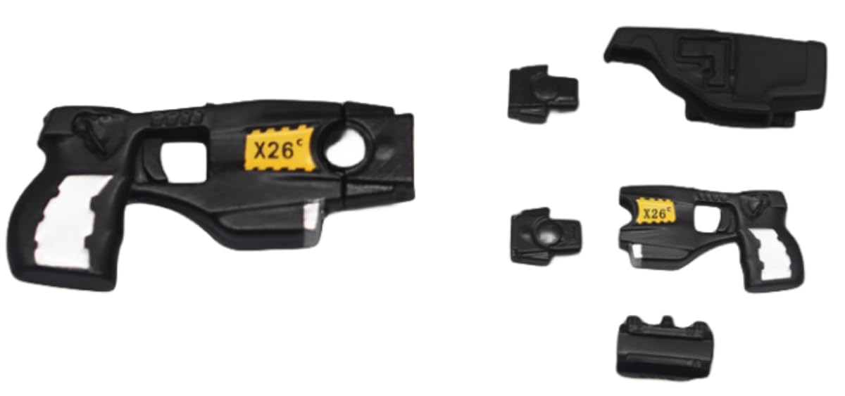 HiPlay 1/6 Scale Action Figure Accessory: Taser Model For 12-inch Miniature Collectible Figure ZY2009EHS1 (Black)