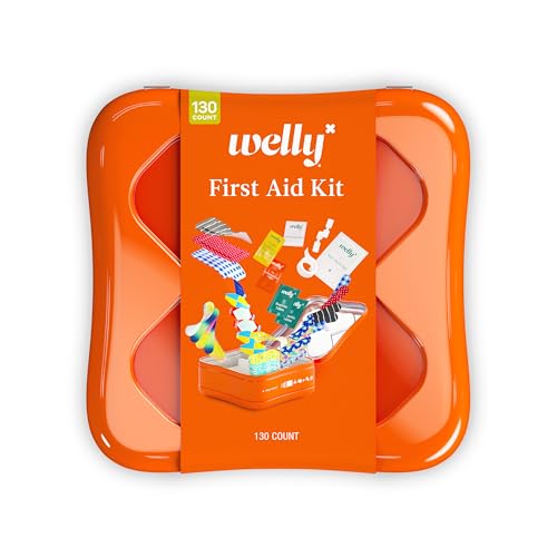 Welly First Aid Kit - Adhesive Flexible Fabric and...