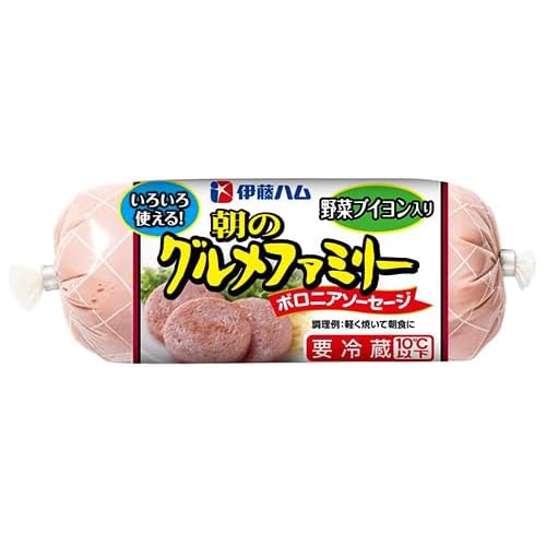 伊藤ハム 朝のグルメファミリー ボロニアソーセージ