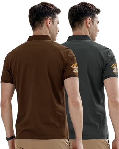 Image of Noble Monk Men's Cotton Blend Regular Fit Polo T-Shirt