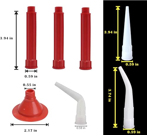 Buse d'extension de calfeutrage et kit de conversion pour pistolet à colle