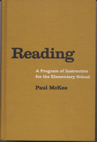 Reading: A Program of Instruction for the Eleme... B000BMCBOK Book Cover