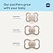MAM Supreme Baby Pacifier, Newborns 6-16 Months, Developed with Orthodontists, Extra Air Flow for Sensitive Skin, Glows in The Dark, BPA-Free Silicone, Sterilizer Case, Pack of 2, Made in Europe