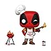 Funko Marvel: POP! Deadpool 30th Anniversary Collectors Set - Backyard Griller Deadpool, Coffee Barista, Deadpool in Cake, Dinopool