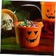 TOPBATHY 6 StüCk Halloween KüRbis Eimer Mit Henkel, SüßIgkeiten Halter FüR Halloween Party, Vielseitige Dekoration Und KostüMaccessoires, Orange