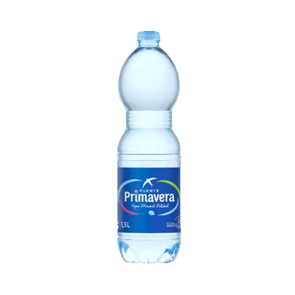 Agua Mineral Sin Gas Fuente Primavera 5 Packs De 6 Botellas 1.5 Litros (30 unidades)