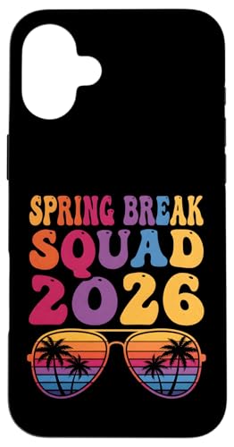 Spring Break Squad 2026 ���g�� �r�[�` �p�[�e�B�[ �O���t�B�b�N �X�}�z�P�[�X iPhone 16 Plus �p