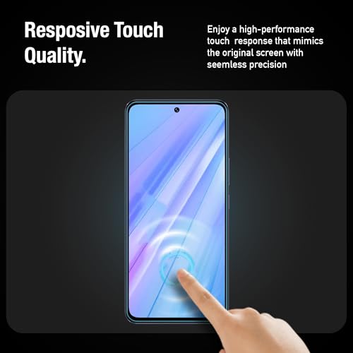 Image of Supershieldz NeoGuard HD+ Tempered Glass Screen Protector Guard For iQOO Z9 and Vivo T3 (6.67 Inch), 9H Hardness, Anti-Static, Case-Friendly, Easy Installation Kit - 1 Pack
