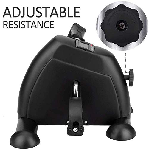 Mini bicicleta portátil para pedalear con resistencia ajustable miniatura 5