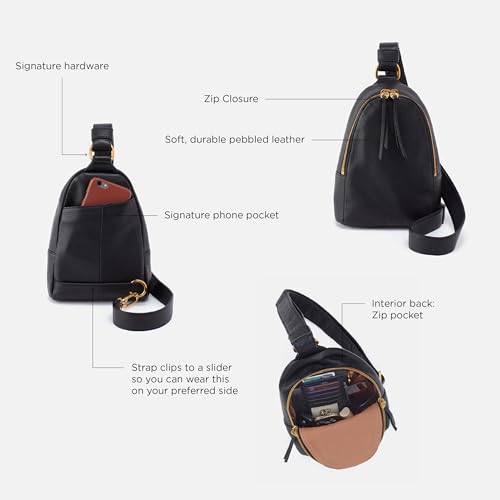 HOBO Fern Leather Sling Bag for Women, Convertible to Crossbody4