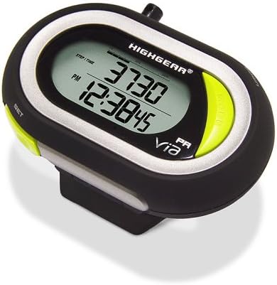 Highgear VIA PanicAlarm Pedometer with Calorie Counter, Watch, and Chronograph