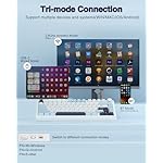 AULA F75 75% Wireless Mechanical Keyboard, Hot Swappable Creamy Keyboard, Pre-lubed Reaper Switches, 2.4GHz/Type-C/BT5.0, RGB Backlit Gaming Keyboards(White & Blue) - Image 3