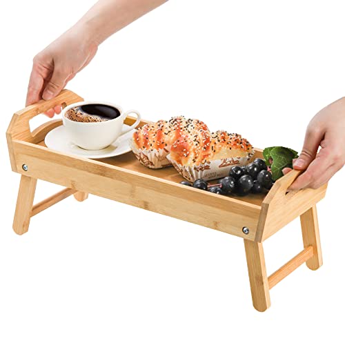 Avla A-SERVINGPLATTER-BAMBOO-2P 2 Pack Bamboo Serving Board On Stand, Raised Wooden Serving Platter, Party Decorative Appetizer Tray thumb #4