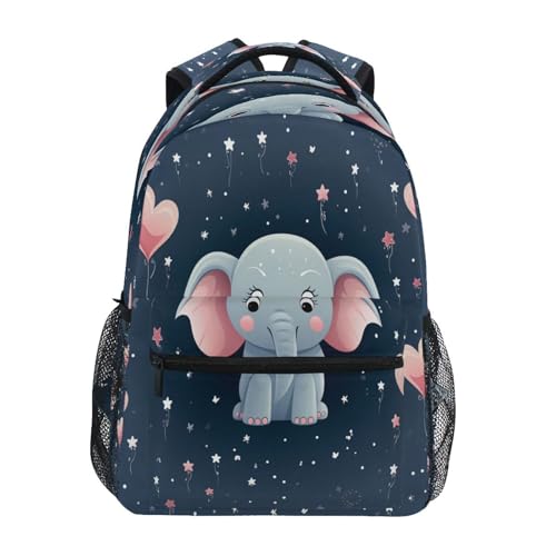 Sac à dos éléphant mignon pour l'école et les sorties des enfants