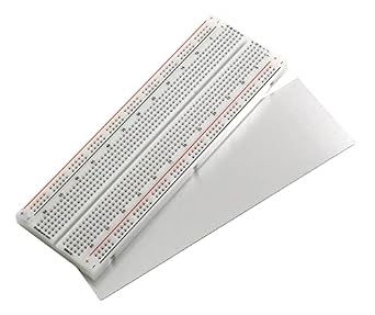 BB830 Solderless Plug-in BreadBoard, 830 tie-Points, 4 Power Rails, 6.5 x 2.2 x 0.3in (165 x 55 x 9mm)