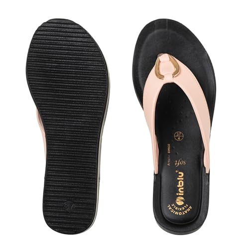 Image of inblu Stylish Fashion Slipper for Women | Comfortable | Lightweight | Anti Skid | Casual Office Footwear (BM60)