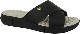 Tamanco Feminino Ortopédico Chinelo X Palmilha Anti-Stress Massageadora Leve Confortavel Via Angel 56.03