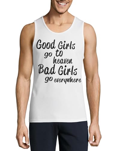 Débardeur homme coton blanc respirant avec imprimé graphique original pour l'été
