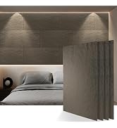 Amazon.com: KASARO 3D Faux Stone Wall Panels, 4 PCS PU Wainscoting ...