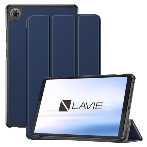 NEC LAVIE Tab T8 (T0855/KAS, TAB08/H05) �p �P�[�X 2025�N���� YAJOJO �p�x���� �O�܂�I�[�g�E�F�C�N/�X���[�v�@�\ �J�o�[ �X�^���h ���^ �y�� �C�菝�h�~ �S�ʕی�^ �X�^���h�@�\�t�� �n�[�h�J�o�[ 