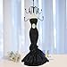 WE Doll Jewelry Stand Holder Mannequin Necklace Display Orgaziner Black Evening Gown Jewelry Stand 10 inches