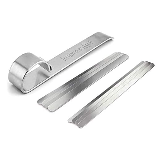 ImpressArt - Bracelet Bending Bar Kit, Tool for Bending Metal Blank Bracelets, Cuffs, Bangles for Metal Stamping & Metal Engraving