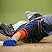 norespnea Baseball Sliding Mitt, Sliding Mitt for Baseball and Softball, Baseball Sliding Mitt for Youth and Adult，Baseball Protective Equipment for Left and Right Hands-Blue-Youth